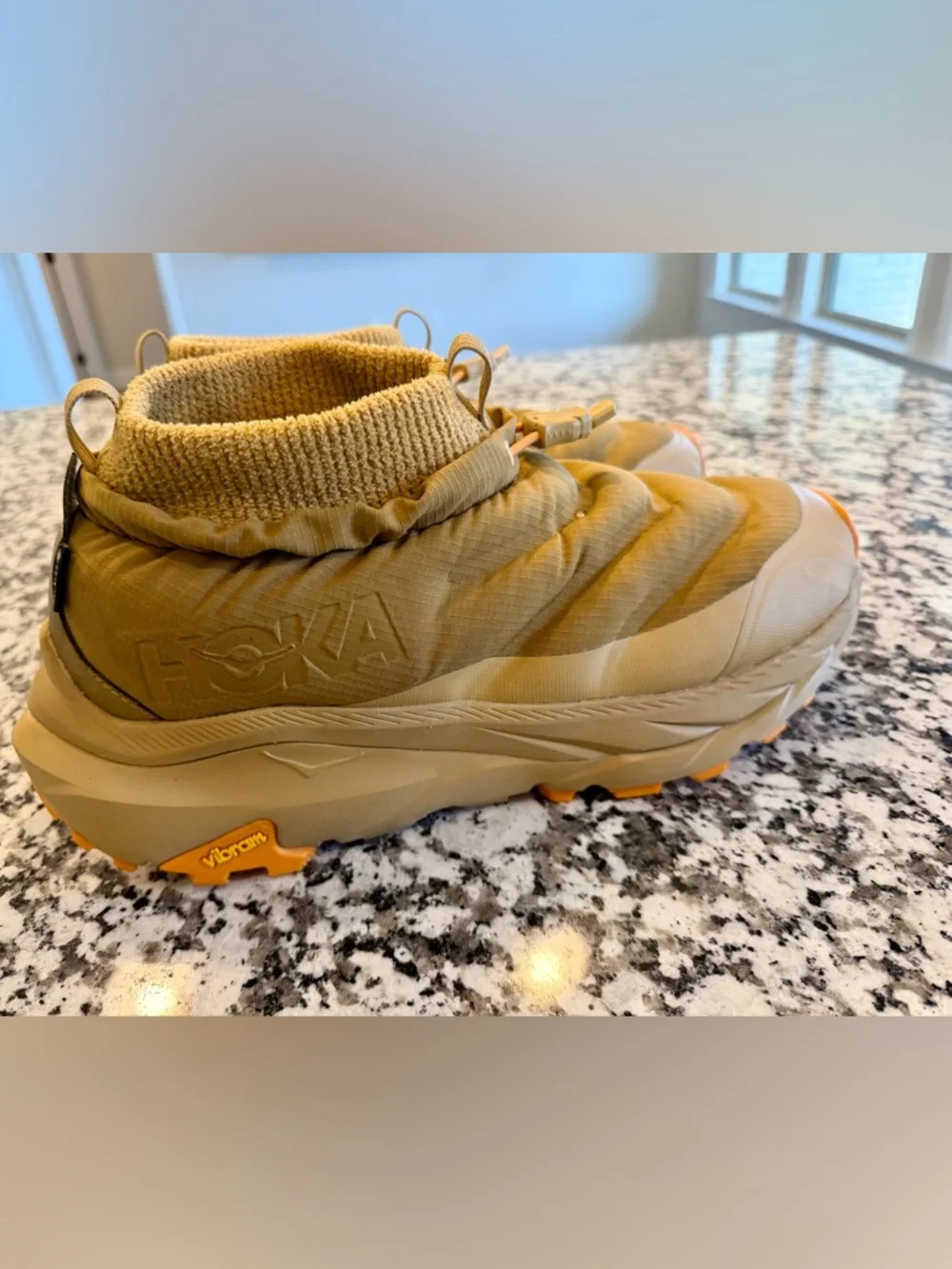 Hoka One One Men's Tan and Orange Rain & Snow Boots